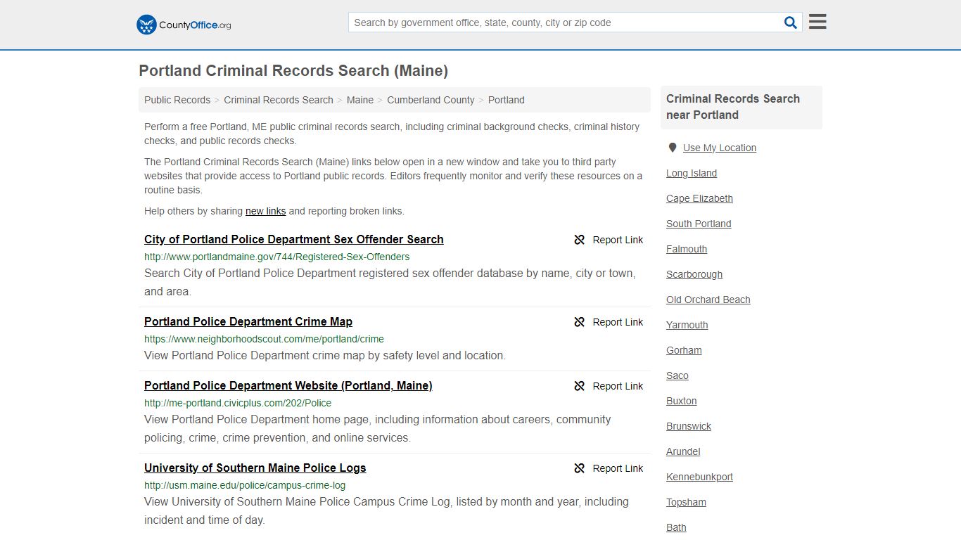 Criminal Records Search - Portland, ME (Arrests, Jails & Most Wanted ...